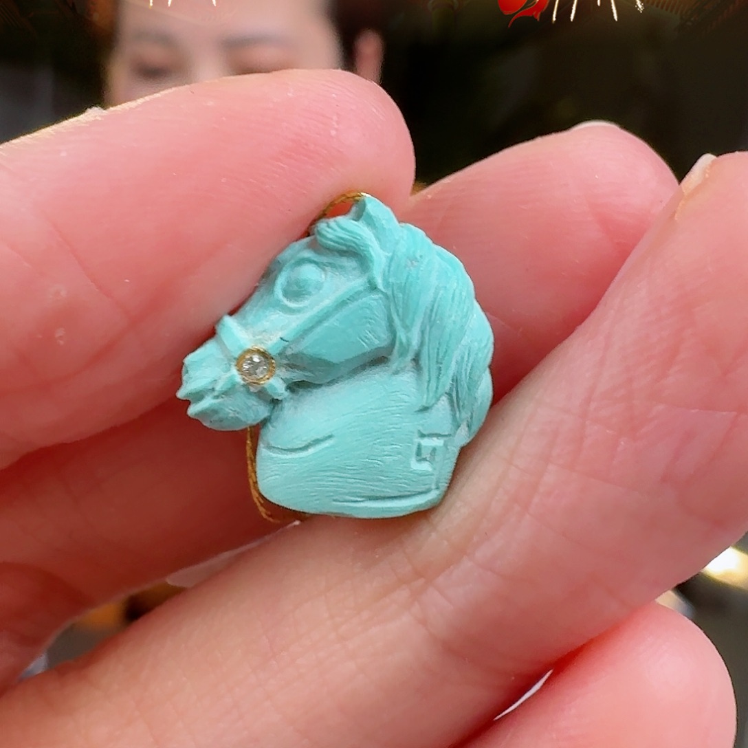 绿松石珠宝奇石未镶嵌