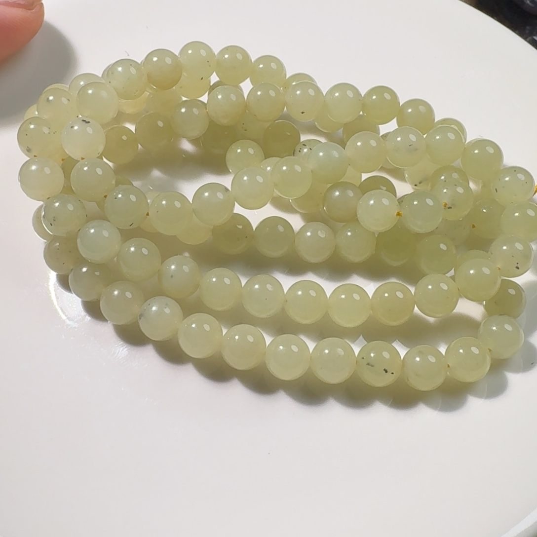 和田玉手串未镶嵌