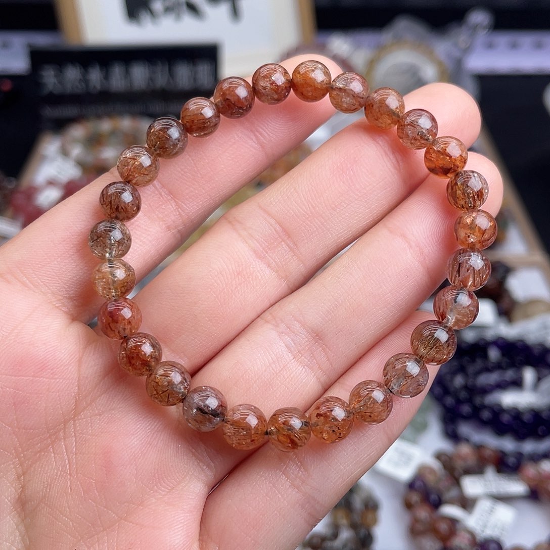 水晶未镶嵌手串天然