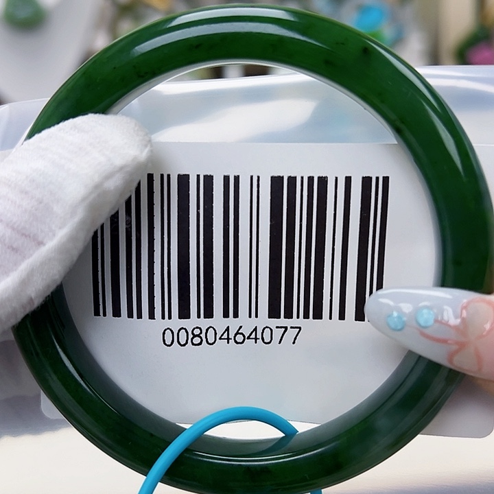 和田玉未镶嵌手镯包容63