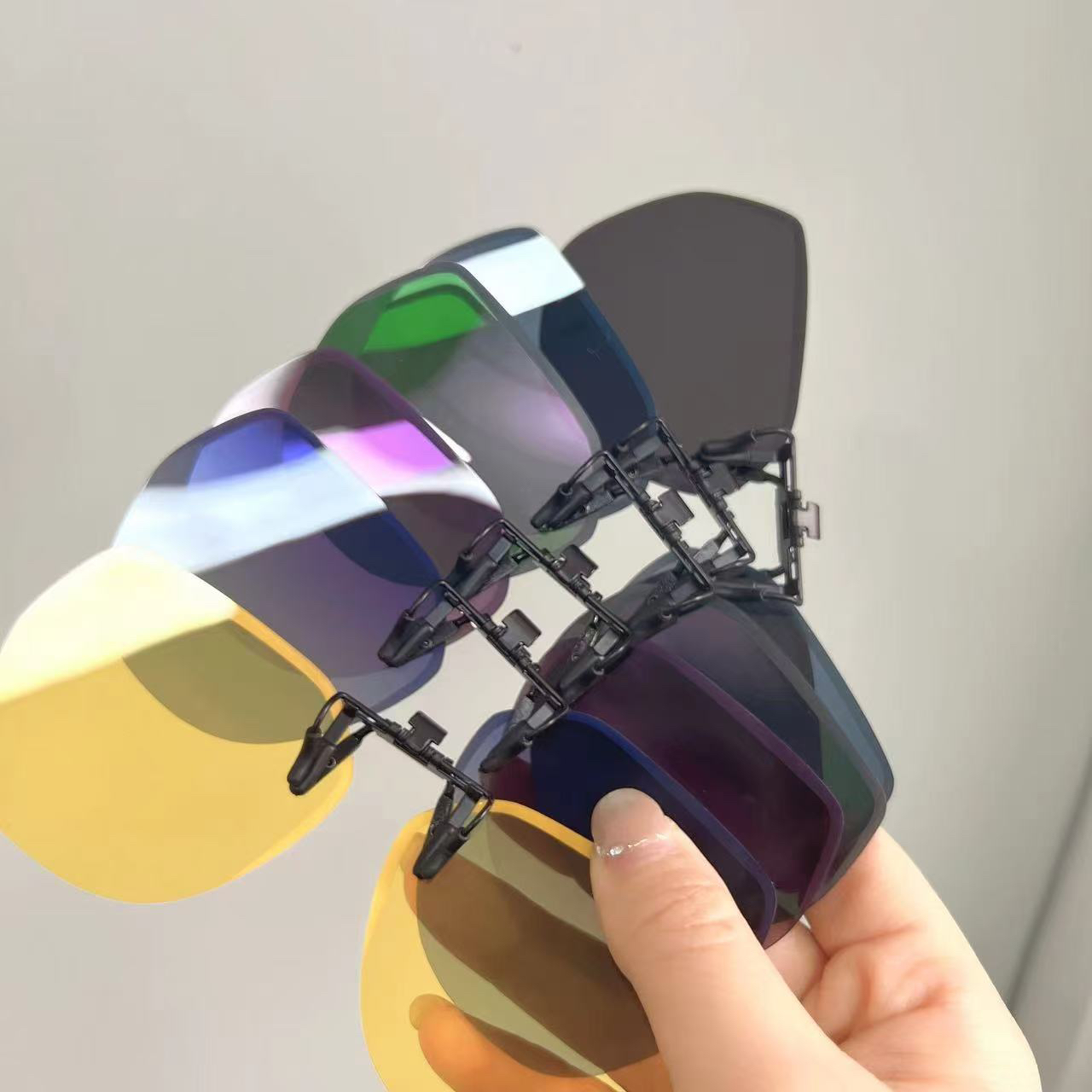 墨镜偏光夹片近视眼镜男女通用开车眼镜24付一套全部配盒