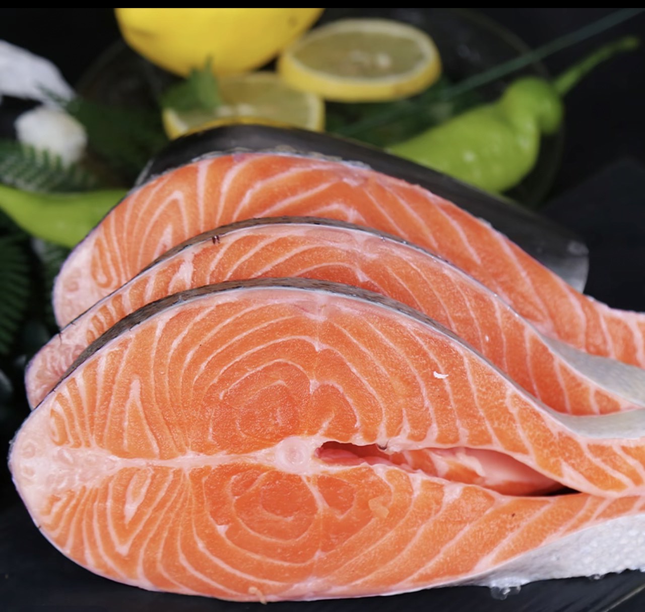 挪威三文鱼排 鲜冻 厦门海鲜配送  现称 顺丰 