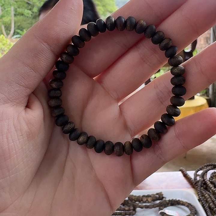 沉香沉香碎屑乌身圆叶卡6算盘珠单圈