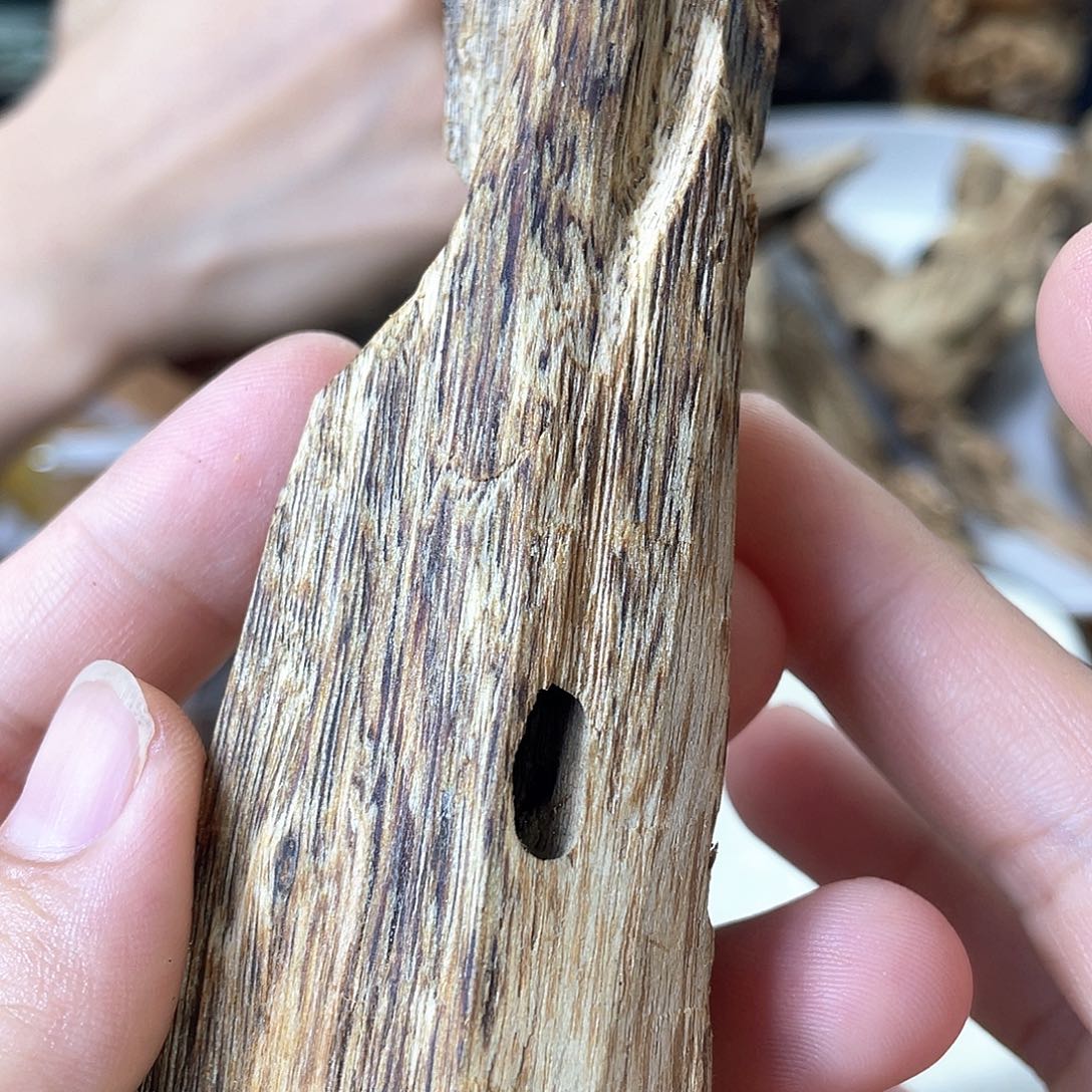 木绿奇楠原材料虫漏22.4克