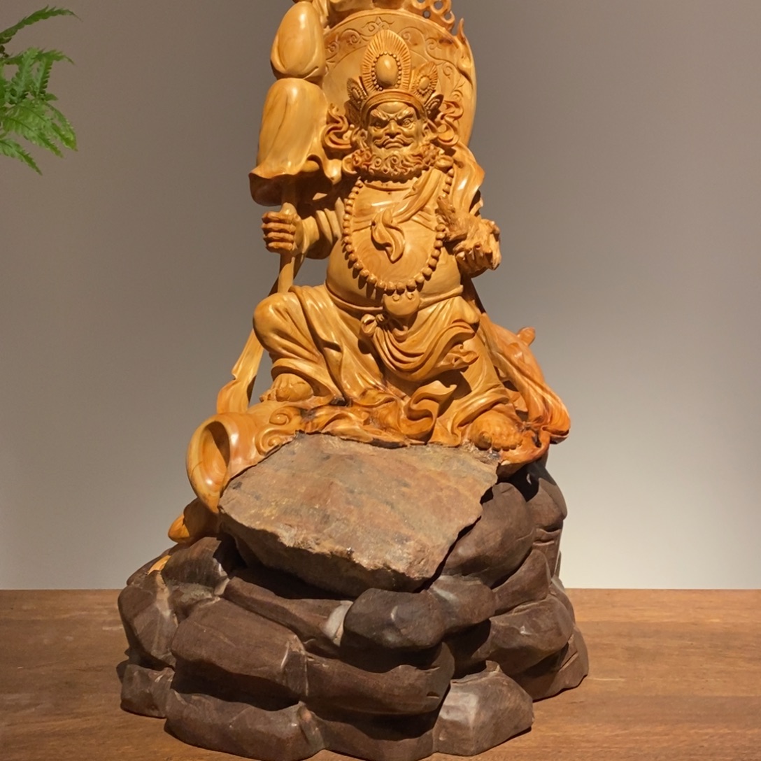 飛***柏木（崖柏）崖柏根抱石摆件