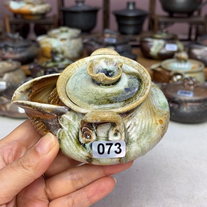 壶裸柴烧陶瓷茶具