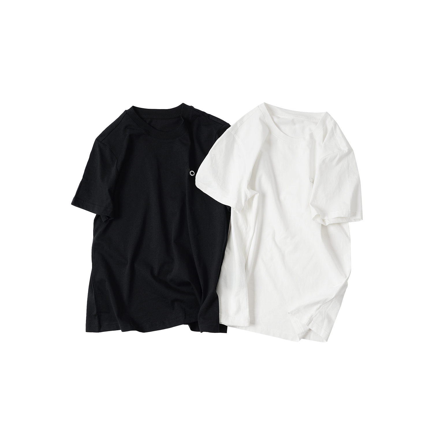 【简约百搭圆领短袖】TXAL55252夏日高级感舒适简约修身显瘦短袖