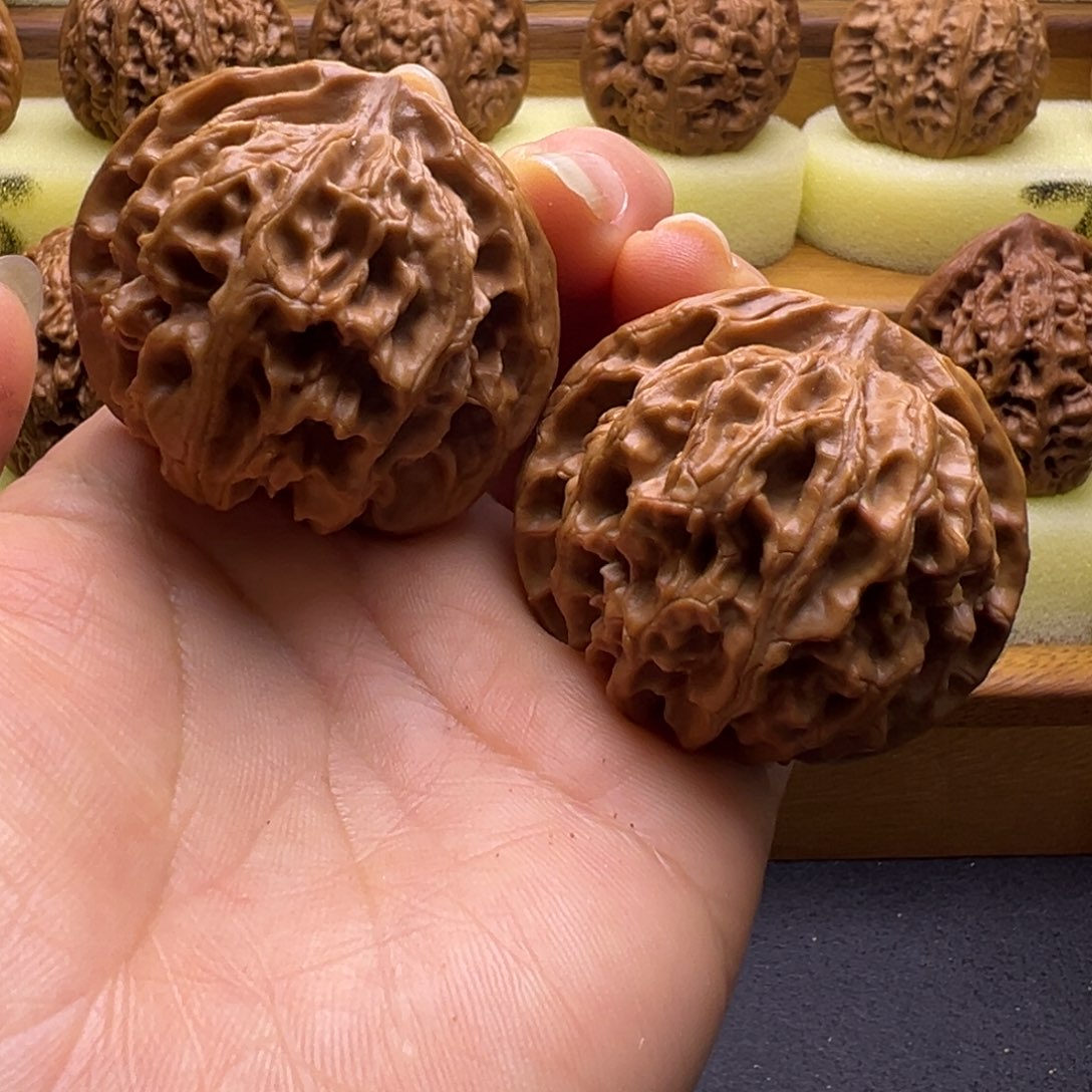 核桃苹果手把件44