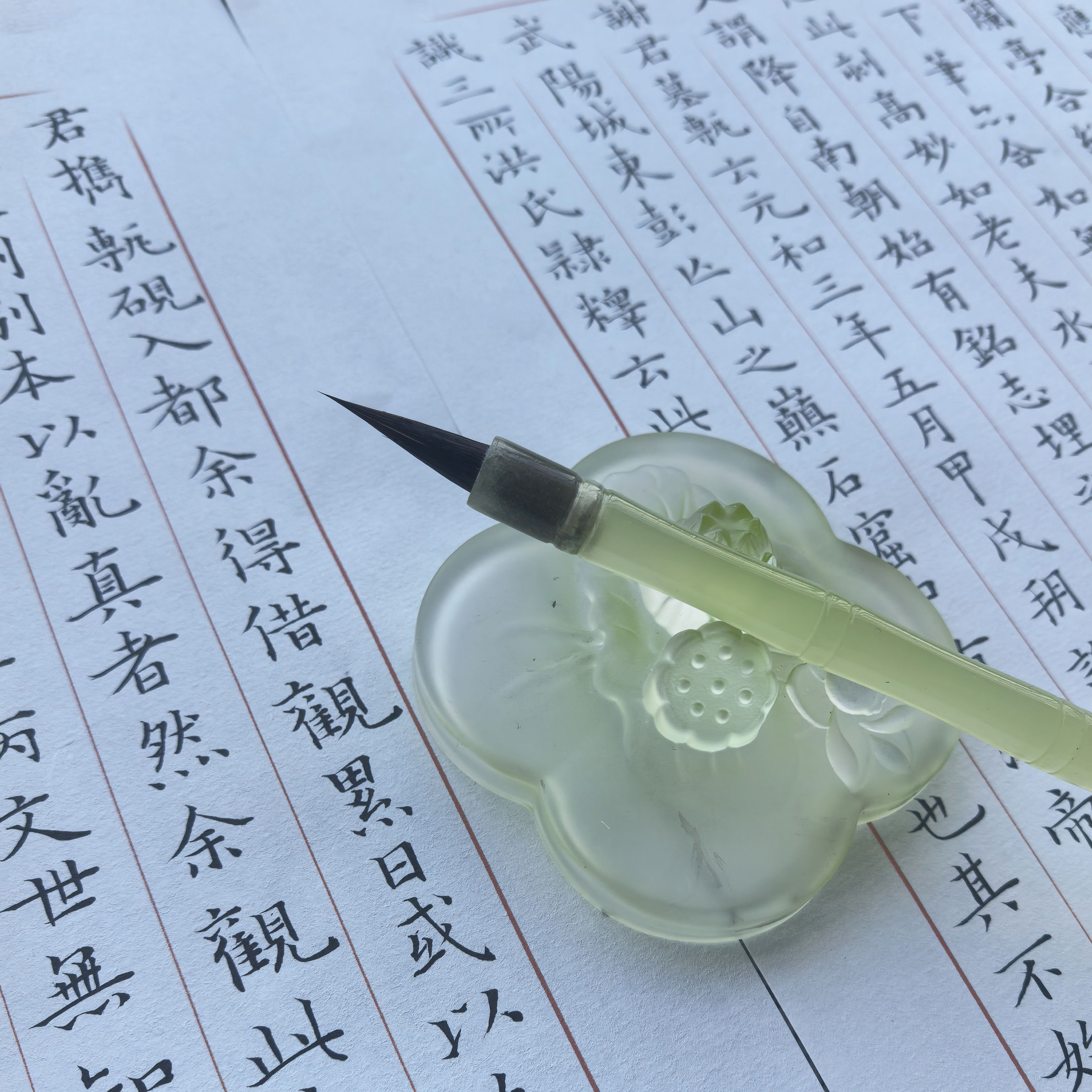 景轩纯紫毫小楷毛笔瘦金体书法勾线笔毛笔文征明赵孟頫小楷毛笔