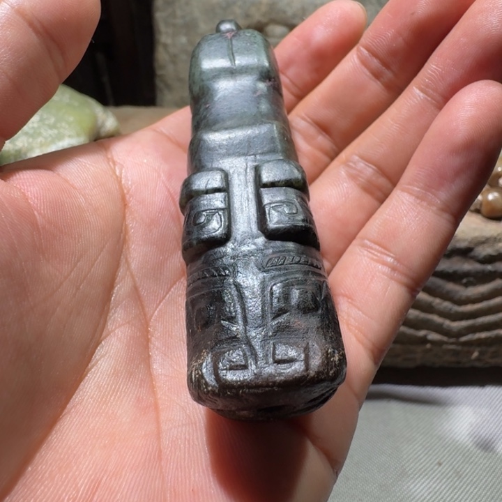 日***下和田玉（糖玉）未镶嵌挂件