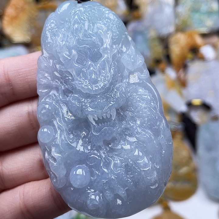 翡翠未镶嵌颈饰天然
