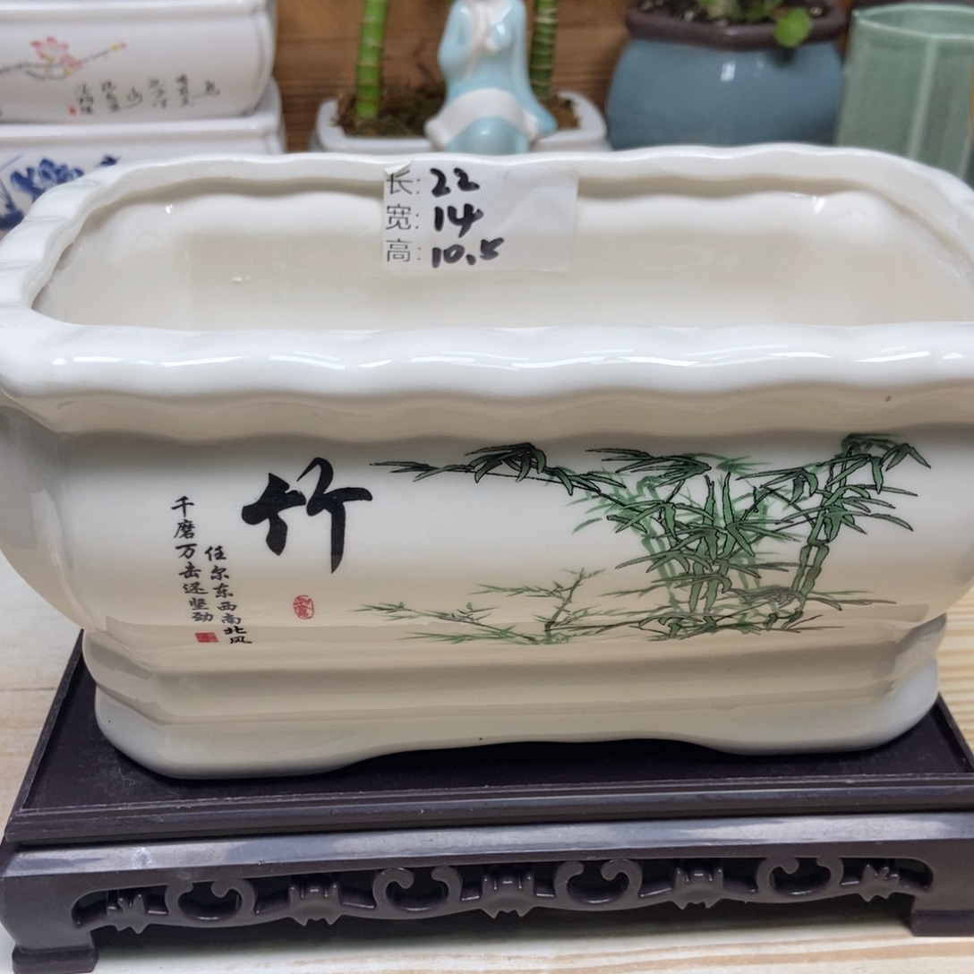 瓷片陶瓷花盆陶瓷艺术