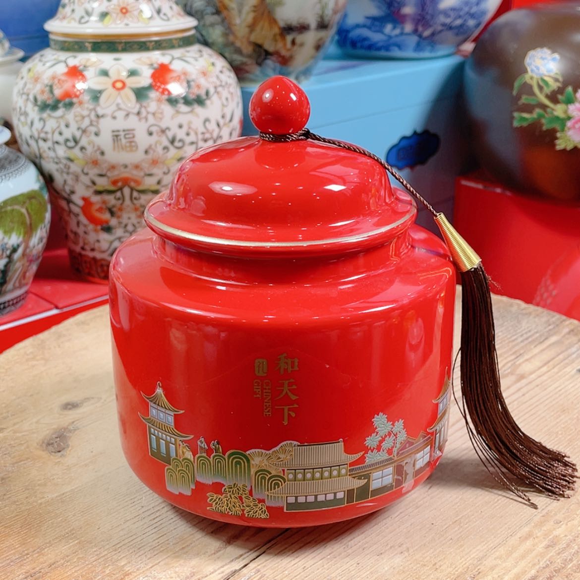 【闪购商品】罐陶瓷茶叶罐密封罐