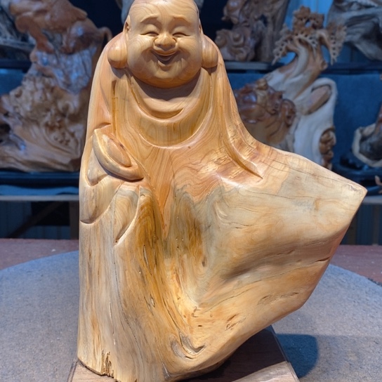 柏木（崖柏）根雕摆件