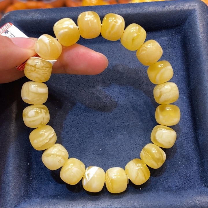 琥珀手链未镶嵌蜜蜡