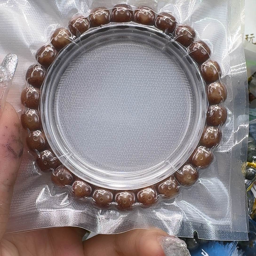 星月菩提手串323尽头粉冰遇华星月菩提98桶单圈