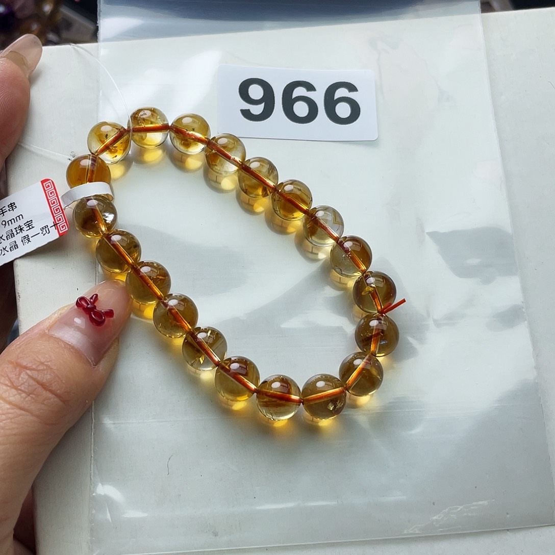 水晶手串966。未镶嵌睡****-