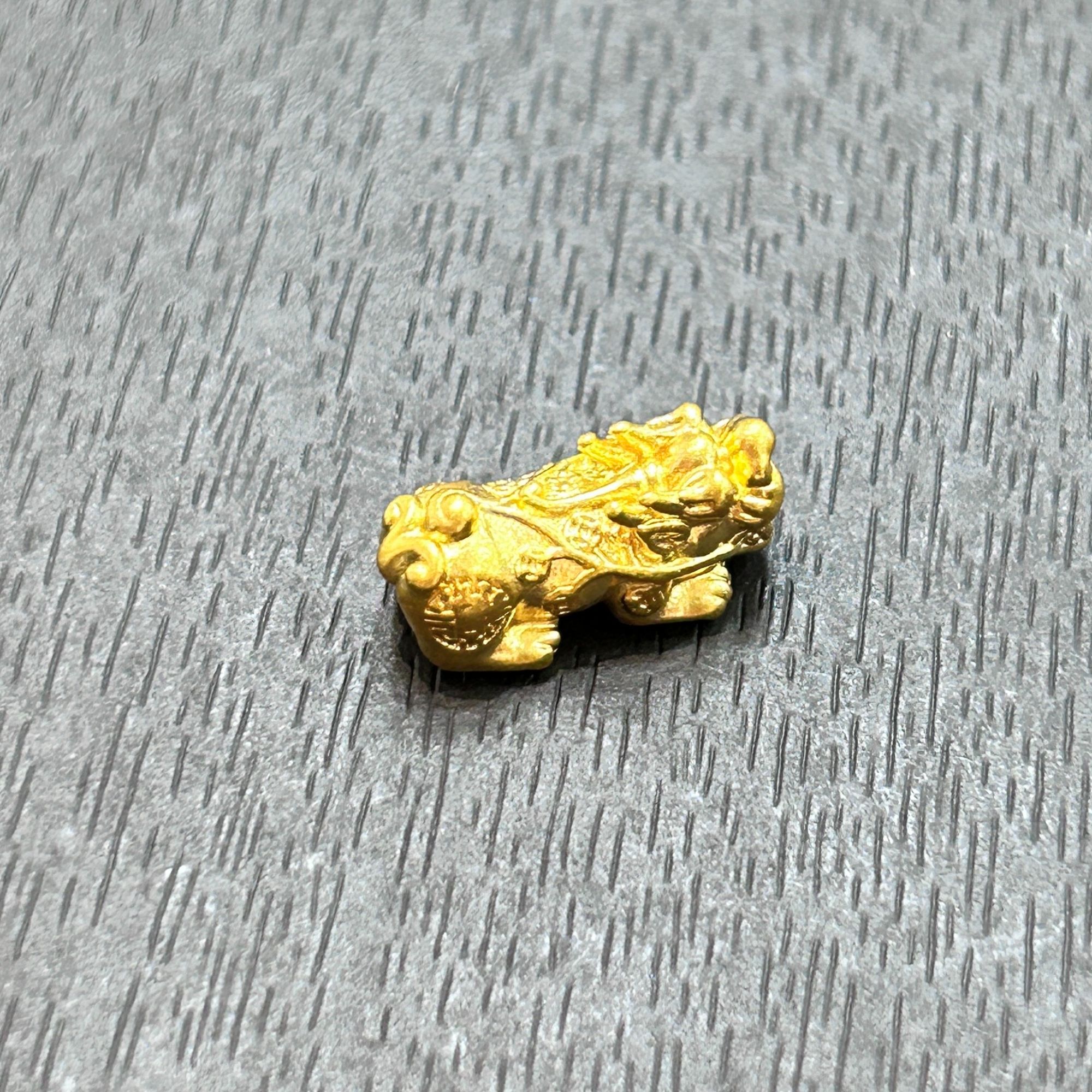 【佳佳专享】足金999投资金攒黄金貔貅PJ923克重多退少补