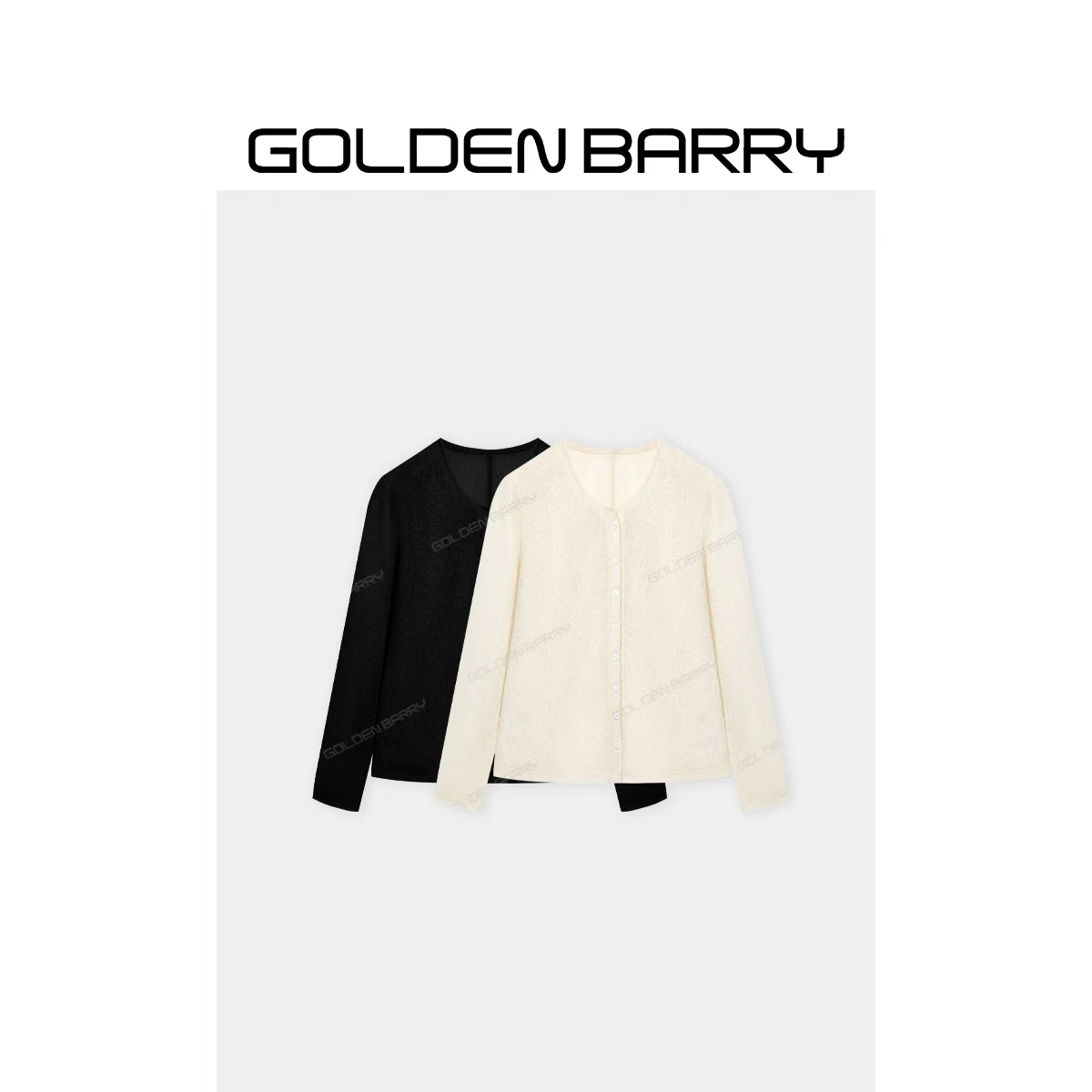 GOLDENBARRY|212690羊毛提花肌理感开襟上衣外套