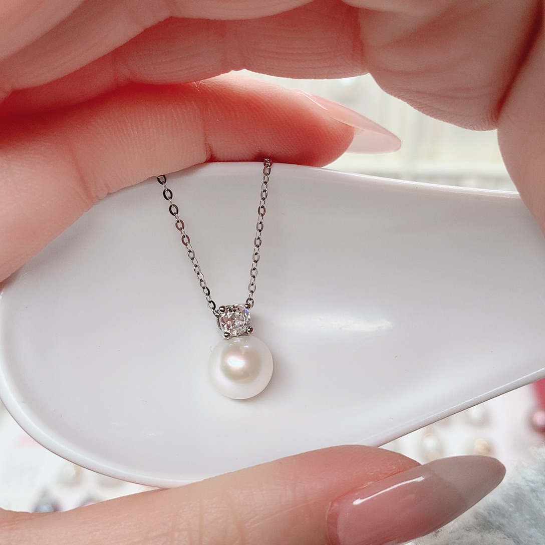 淡水珍珠合金吊坠(赠链)