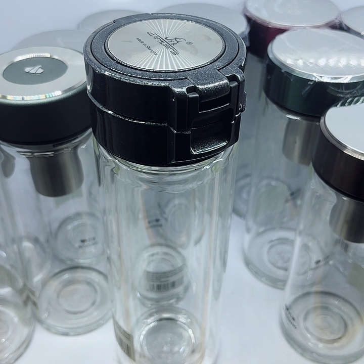 万象品牌双层玻璃杯V814S