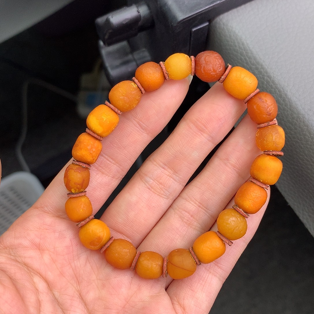 琥珀未镶嵌珠宝奇石9mm➕