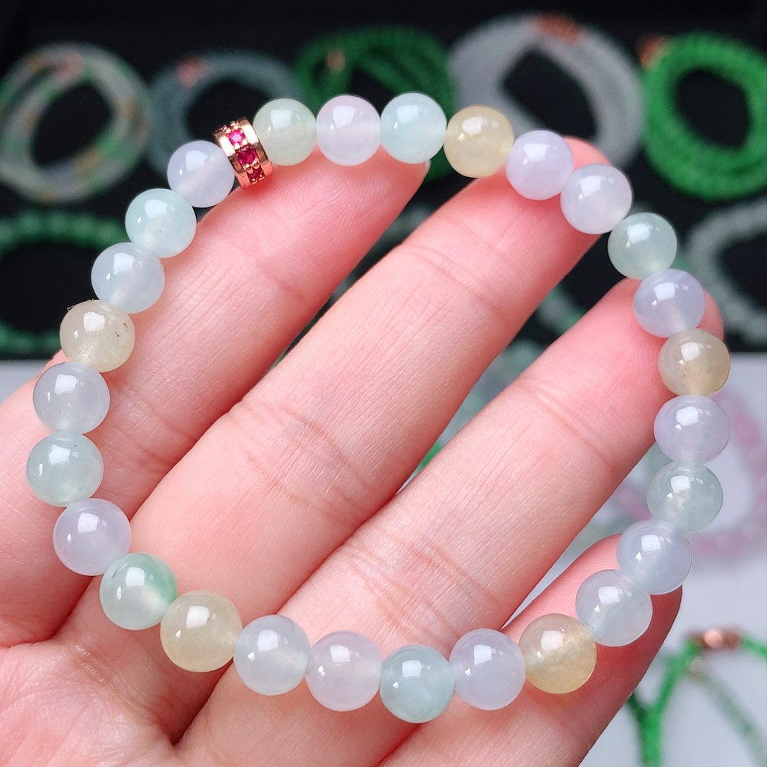 翡翠手链未镶嵌翡翠