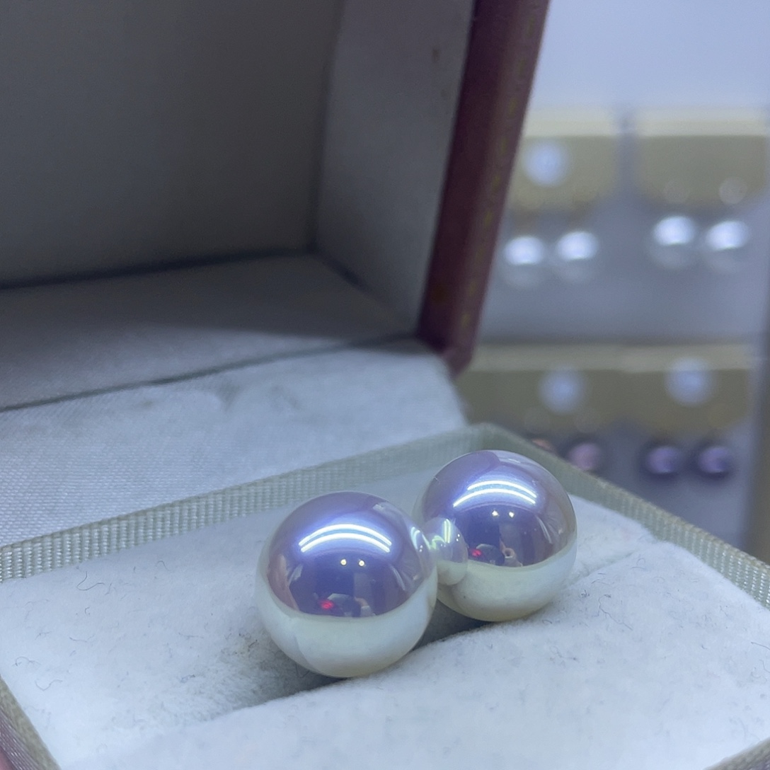 耳饰淡水珍珠银S925镶嵌