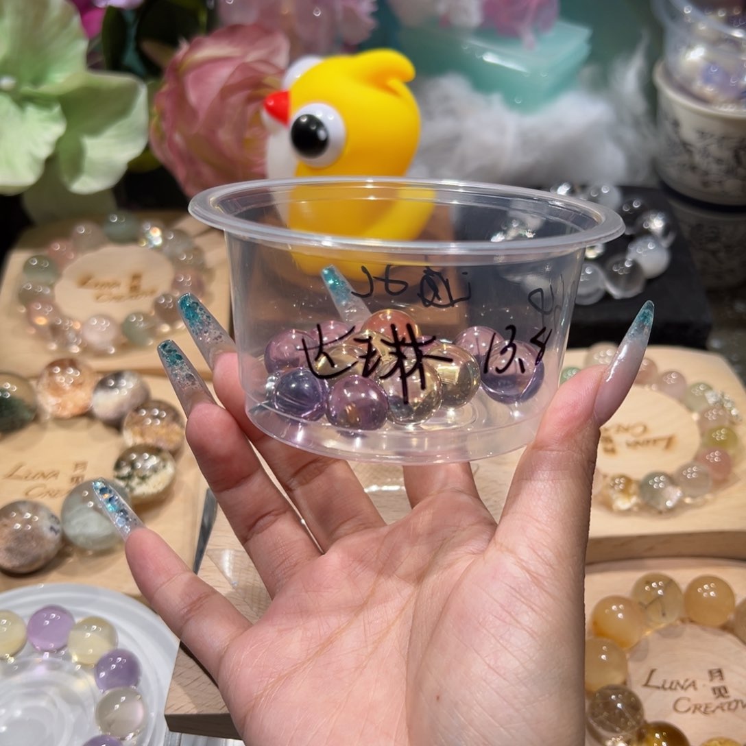 烟晶手链银S925镶嵌达*