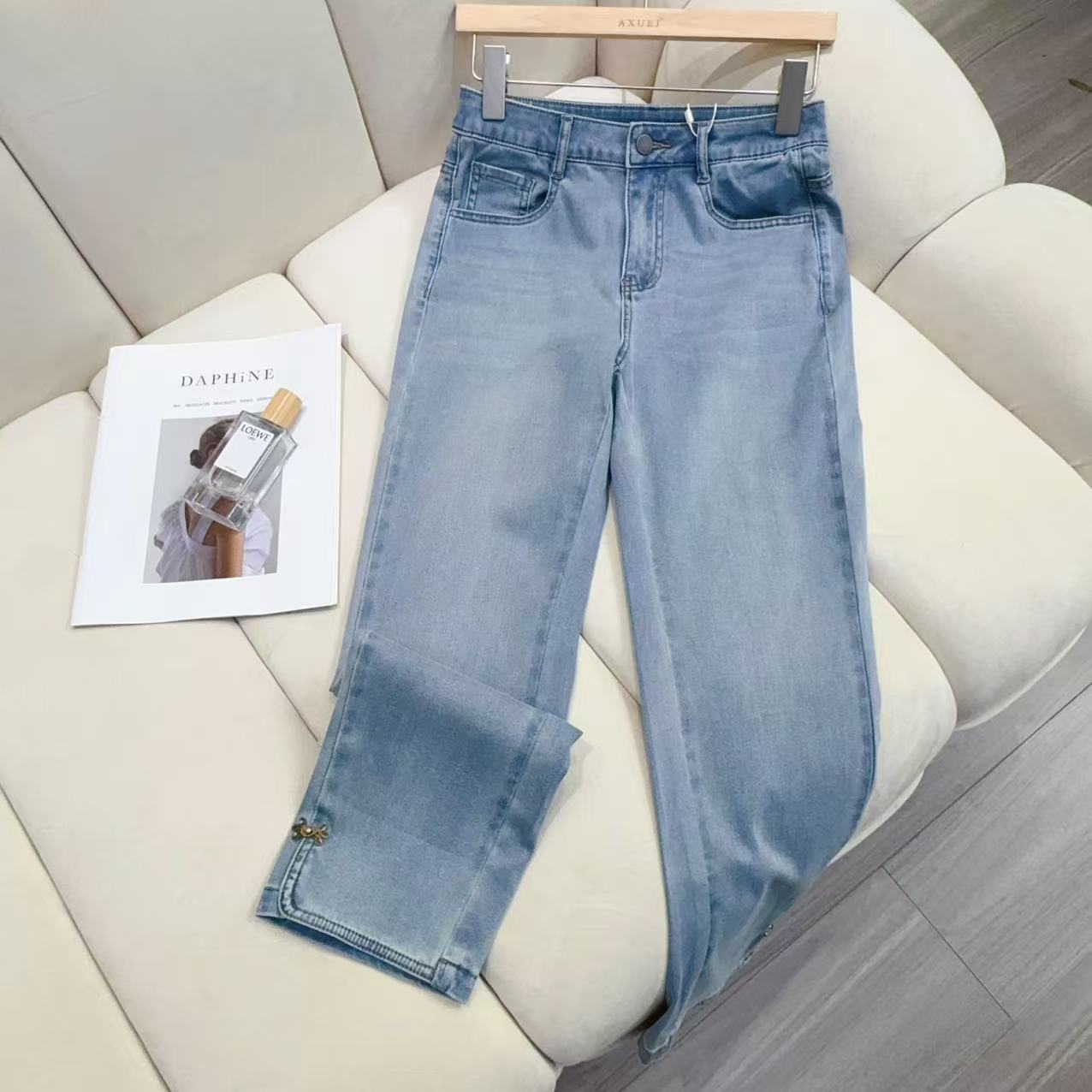 TY/-新款·气质高级感经典牛仔裤*Xj 985