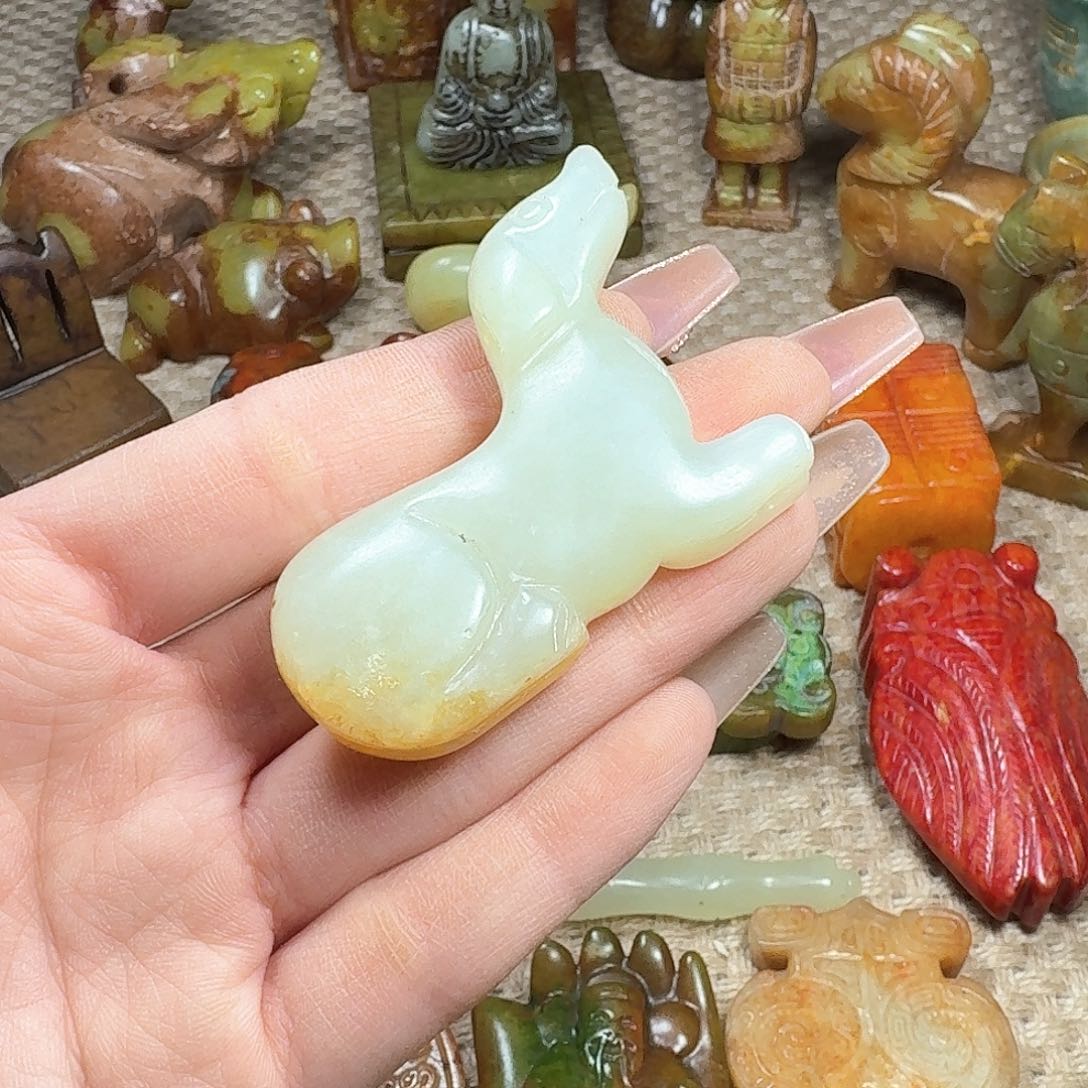 白玉菩提吊坠挂件