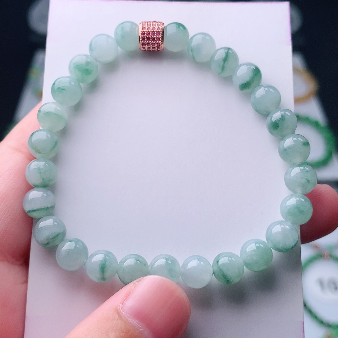 未镶嵌手串翡翠翡翠