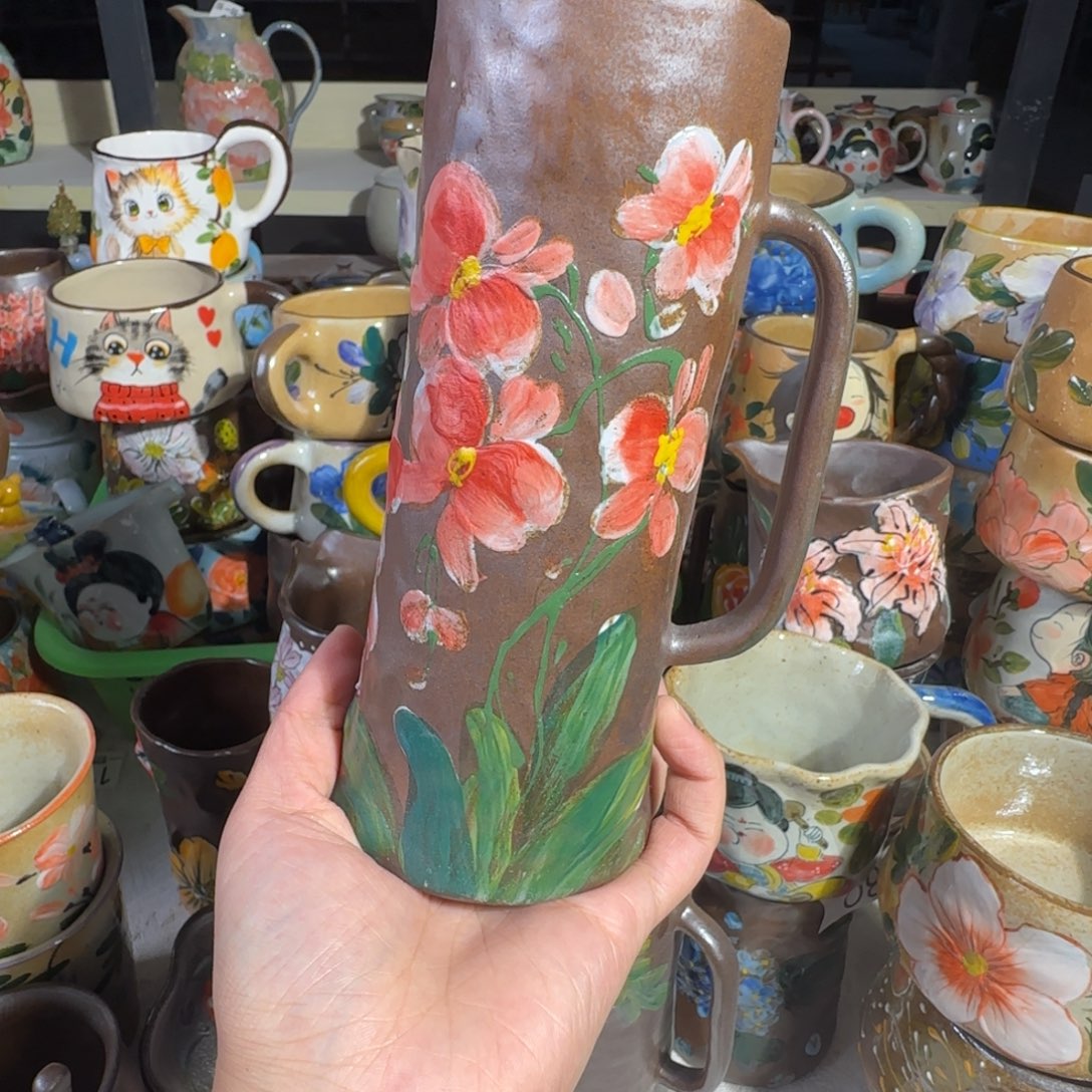 紫砂景德镇手工陶瓷釉下彩微瑕25