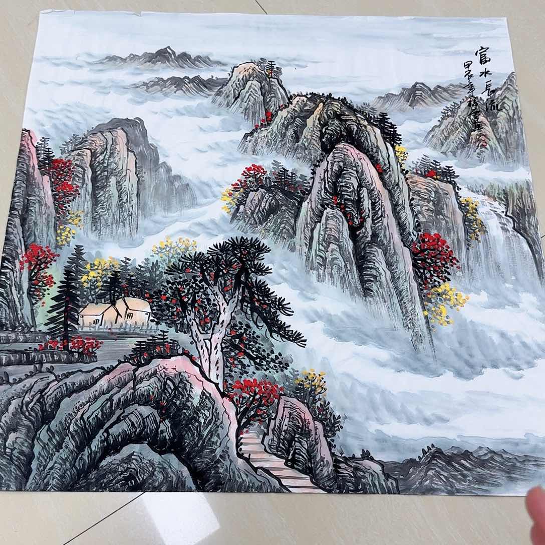 国画国画作品展，国画f