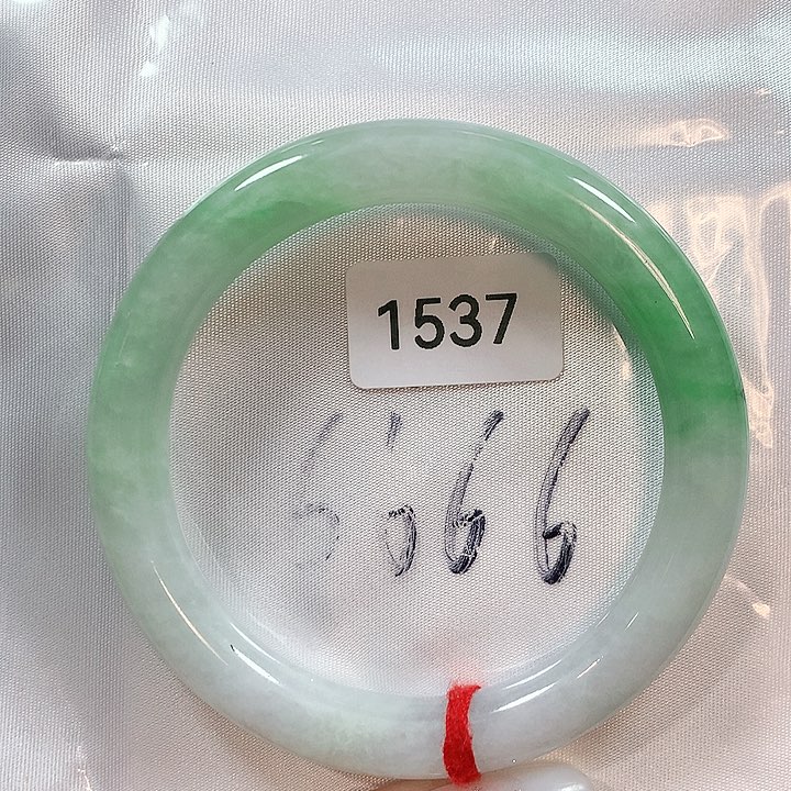 翡翠手镯未镶嵌天然翡翠手镯56
