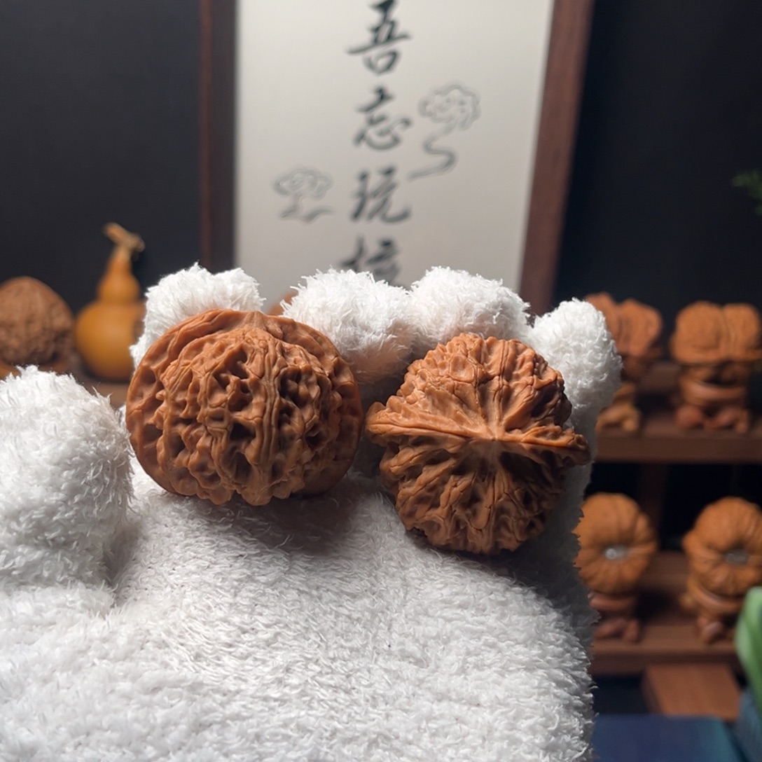 吊坠文玩核桃44mm全品苹果圆