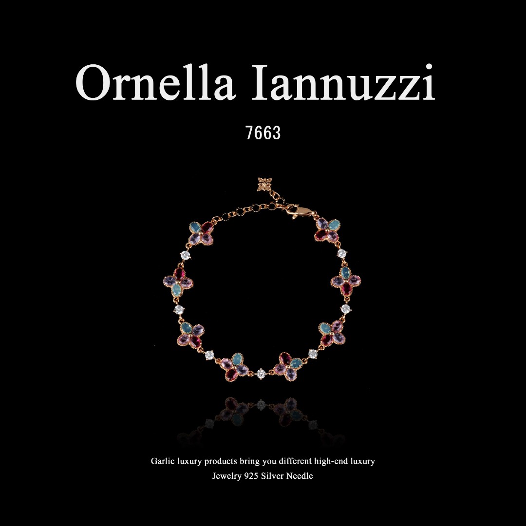 镀K金Ornella Iannuzzi【怦然心动】手链~7663（15+3cm）