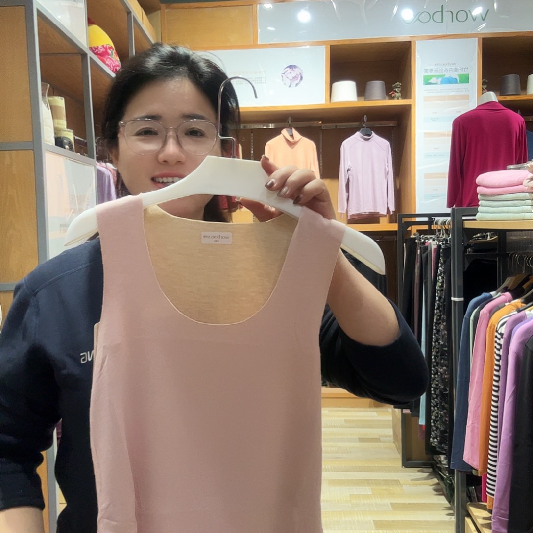 三醋酯纤维蚕丝女背心9153