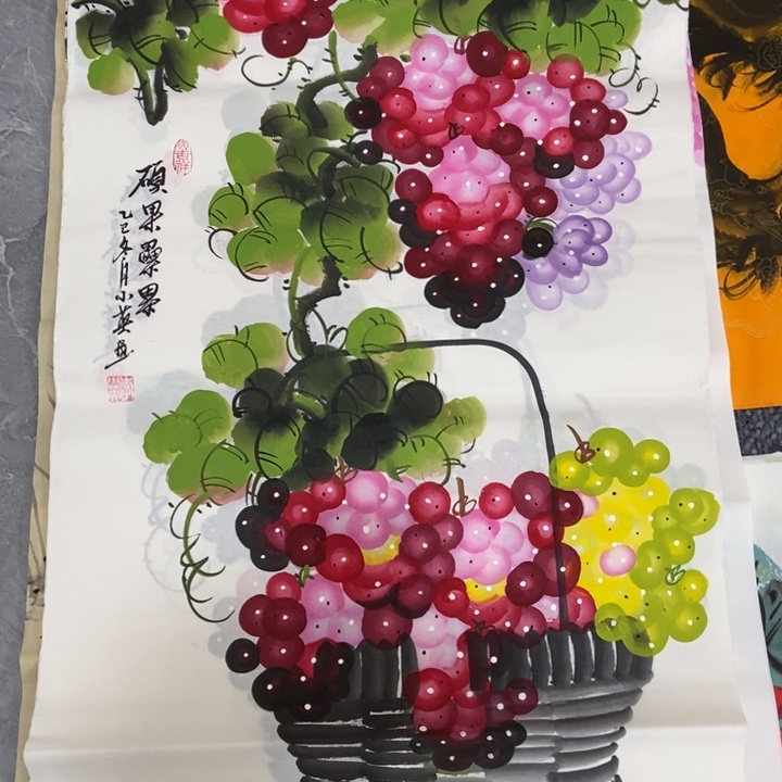 枕书斋画廊的直播间
