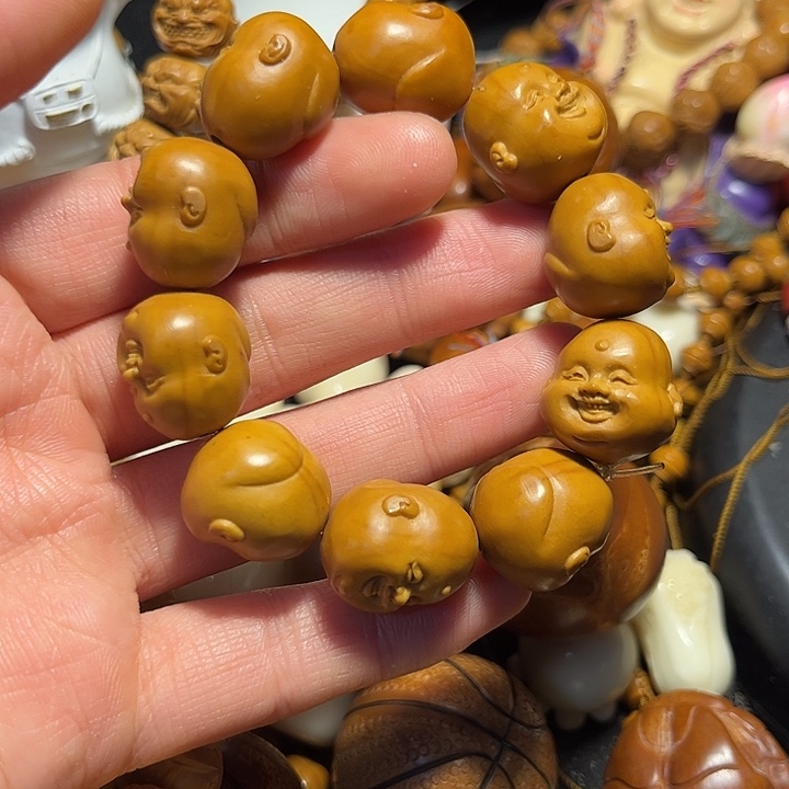 橄榄核手串/手链十分开心