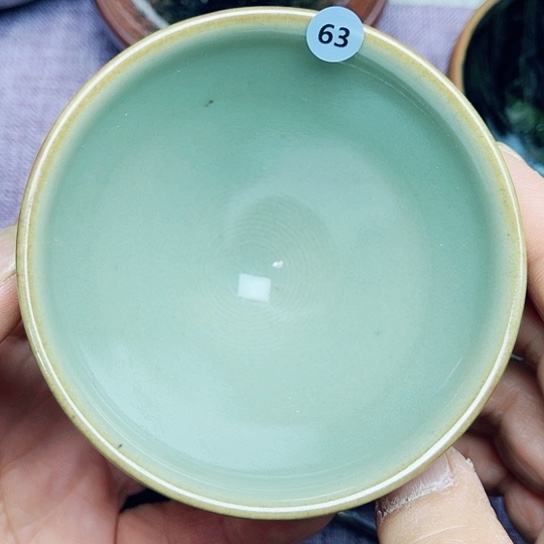 茶盏龙窑柴烧灰呗束口器型8.8口径