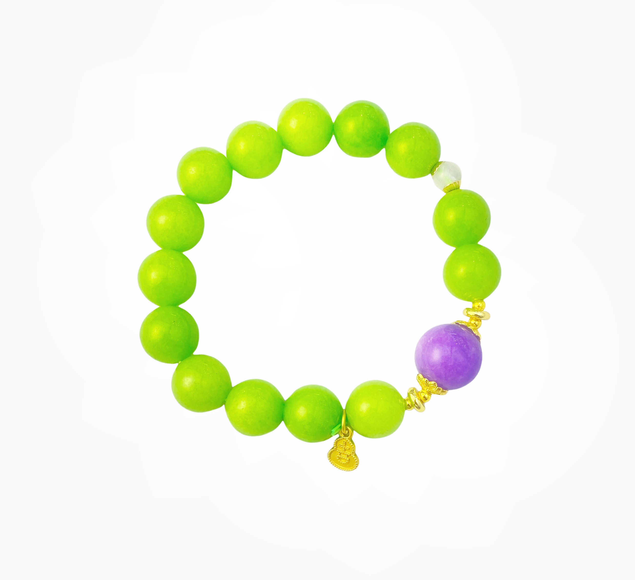 青苹果绿手串A28-710赠礼盒(多样性发)