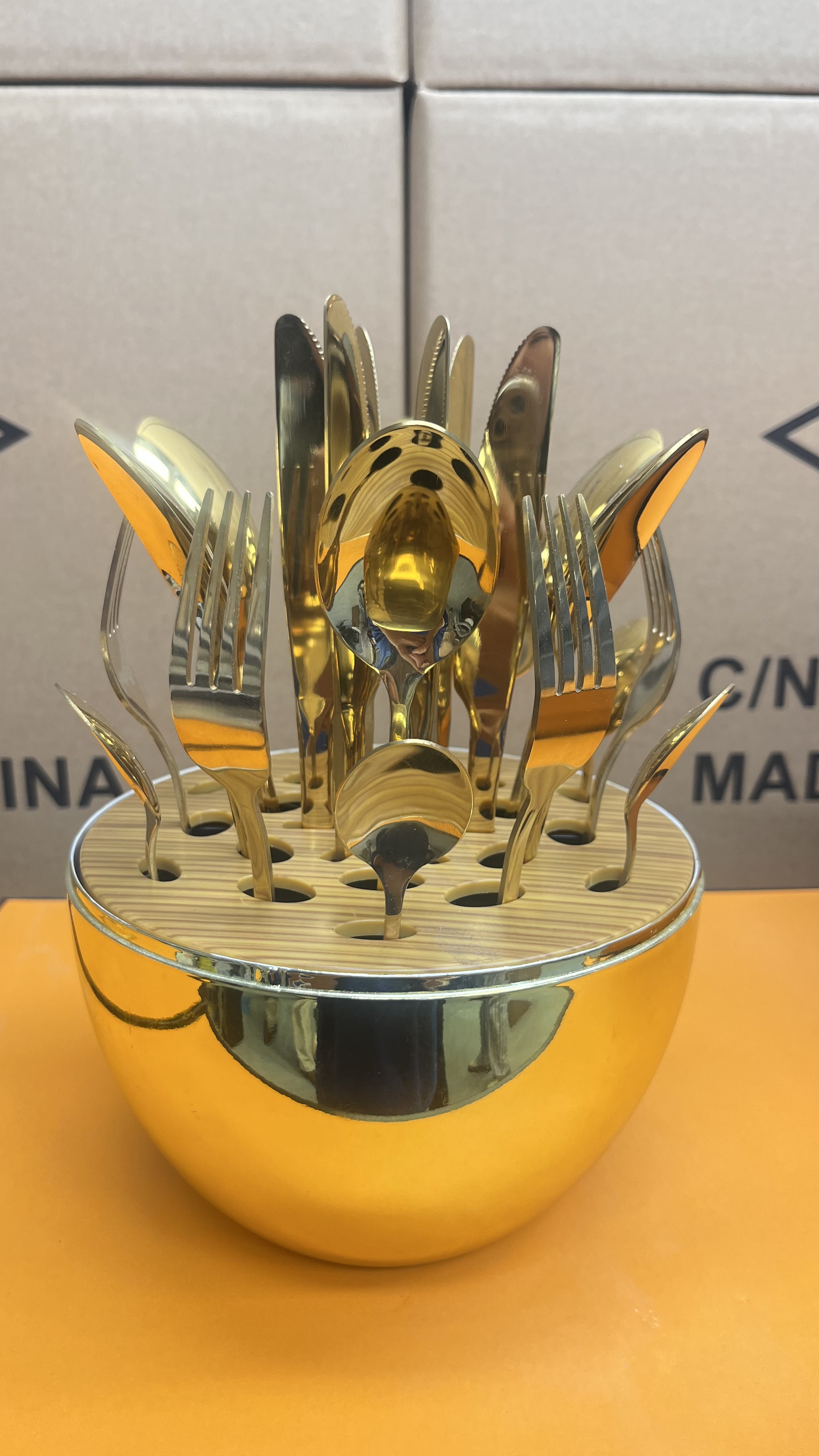 新中式陶瓷餐具套装防摔水果金边亮釉创意果盘美式