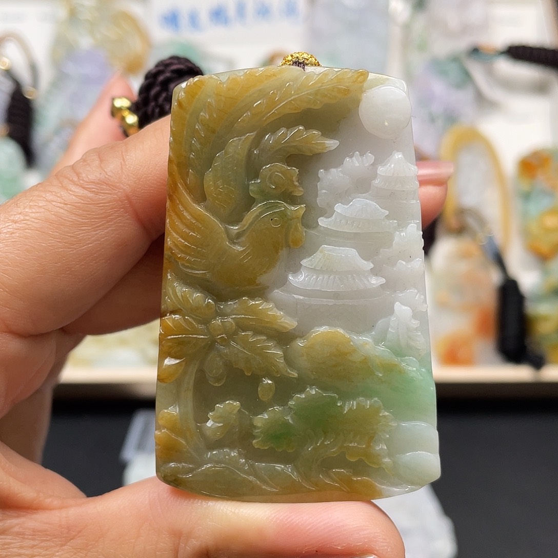 翡翠吊坠(不含链)未镶嵌