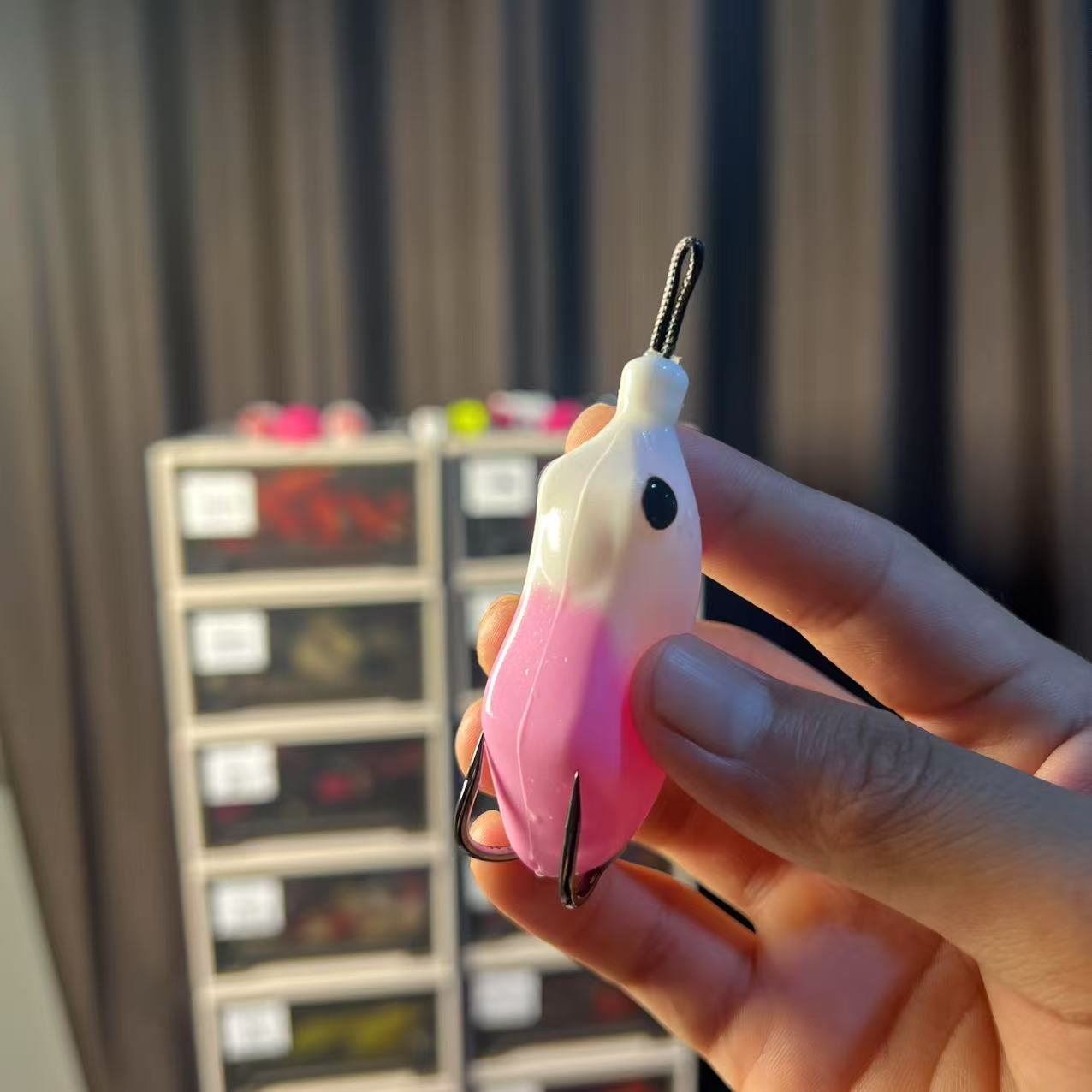 雷强帅帅手工自制加强版暴扣雷蛙大小通杀加强6倍钩加蛙嘴套15克