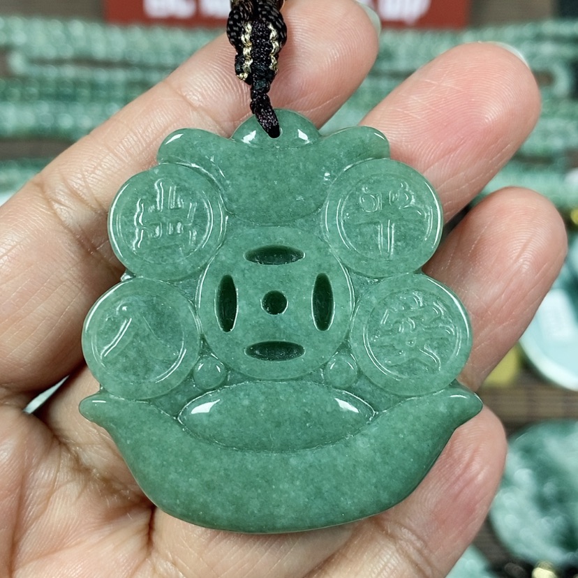 【闪购商品】翡翠颈饰未镶嵌玉吊坠翡翠玉
