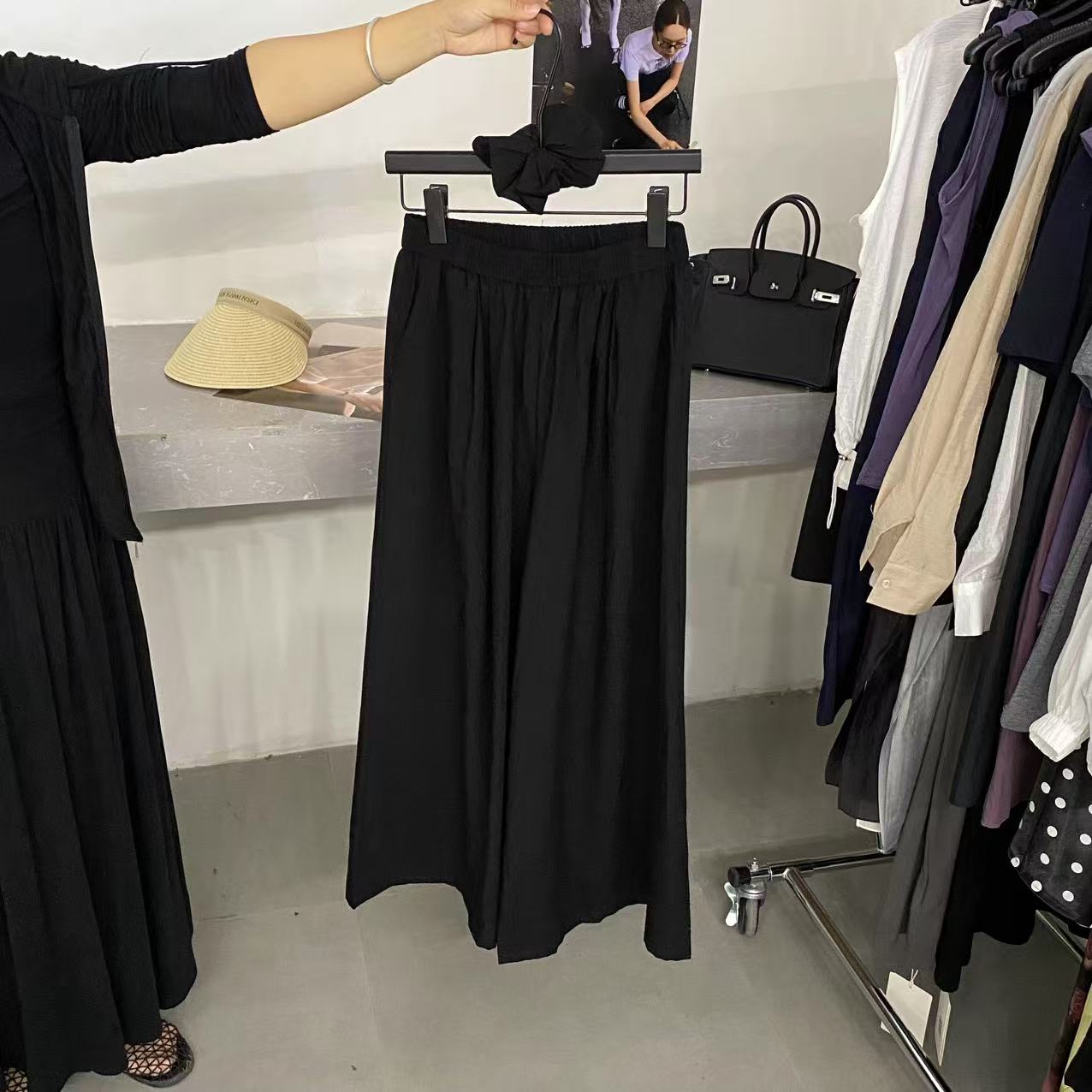 【ARONG阿荣家】裤子0359-黑色-ML