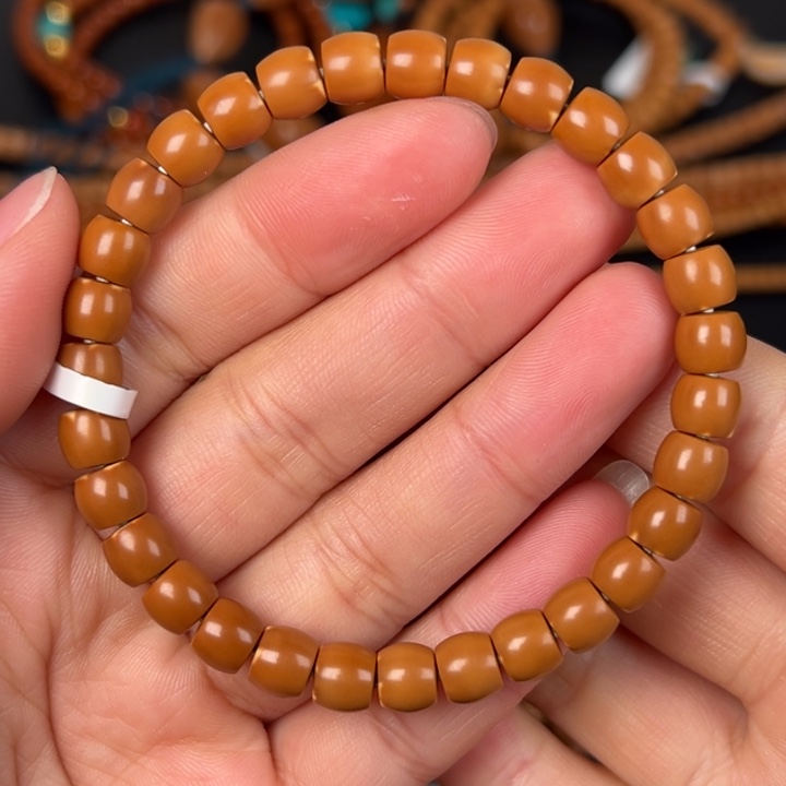 橄榄核把件橄榄核尖0.72直切单圈