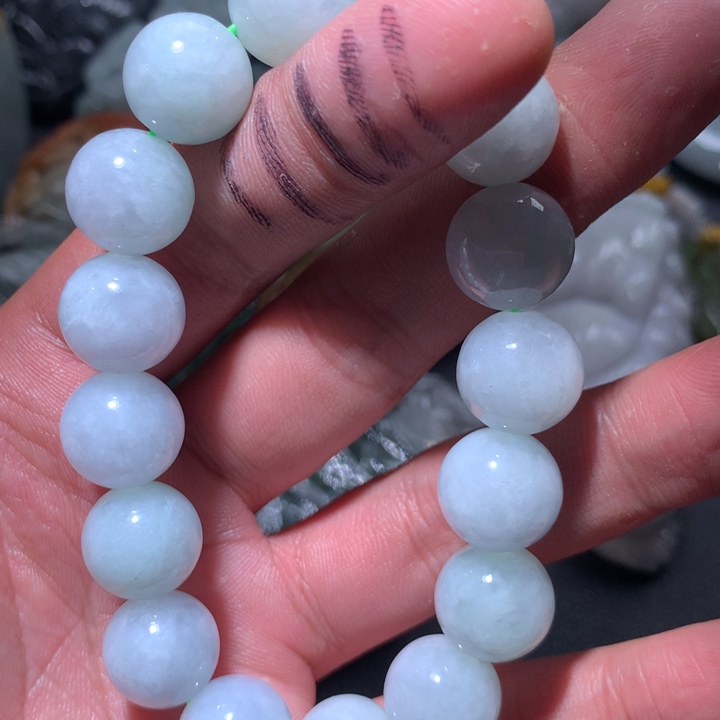 翡翠未镶嵌颈饰保真天然a货翡翠