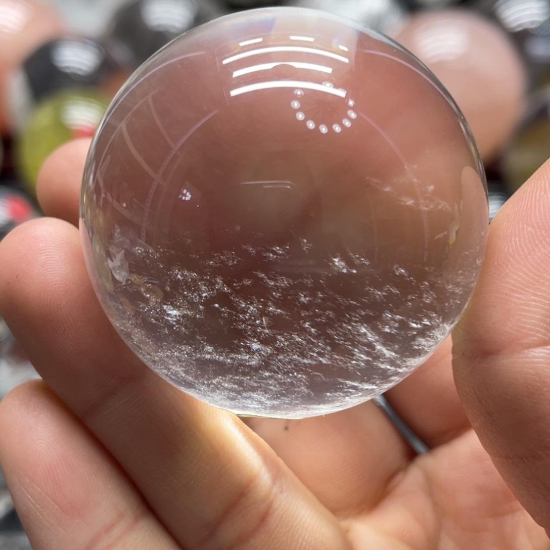 水晶MM白水晶球L2255未镶嵌